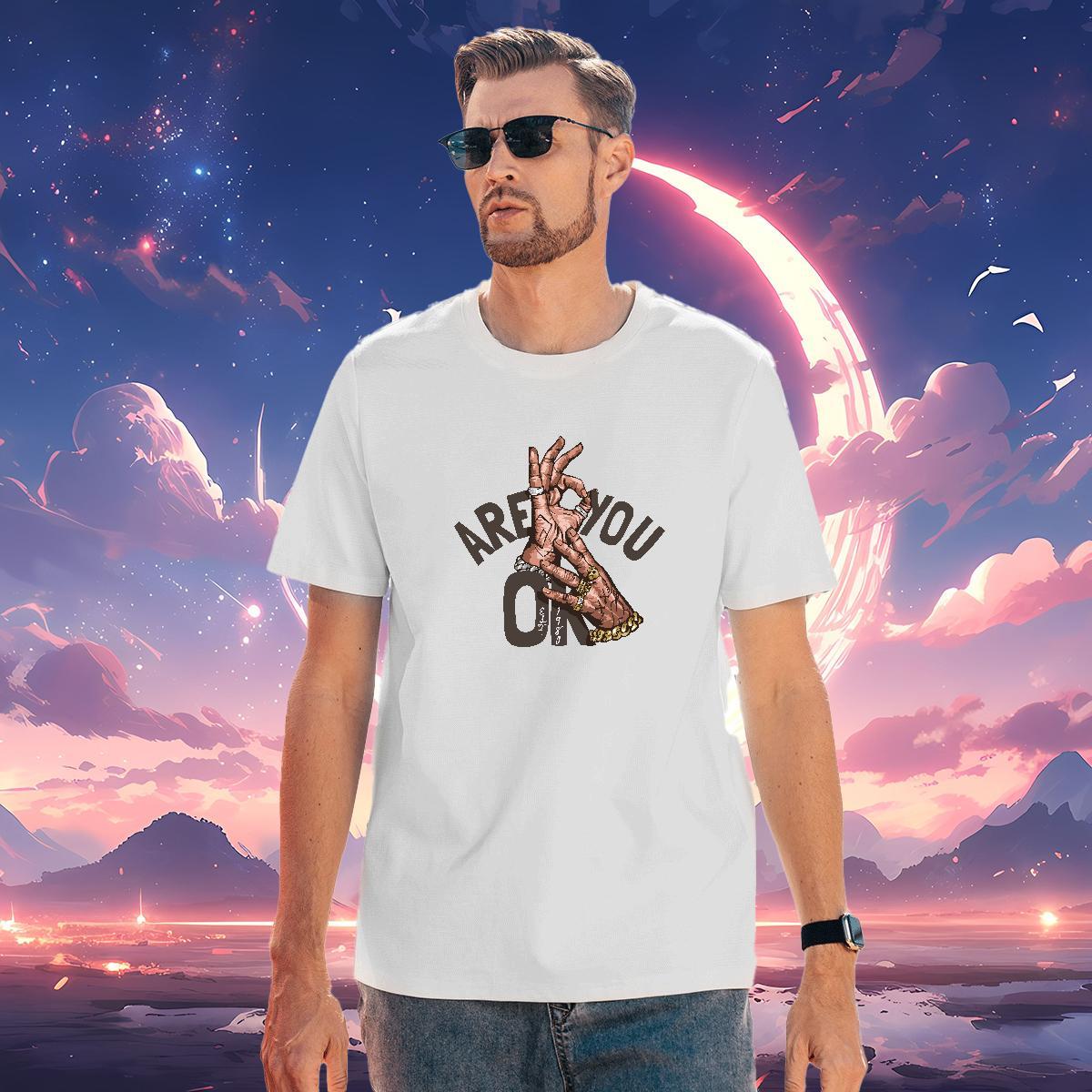 Classic hand- Man T Shirts Street Men Tees 100% Cotton 230g 2024 Designer Breathable Crew Neck DIY Printed Wear