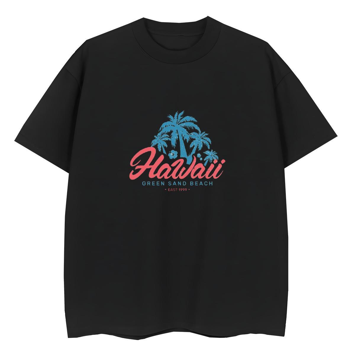 Brand T-Shirts Breathable Crew Neck 230g 100% Cotton Women Tees Customized tree High Street Hip Hop Designer Nice Tops
