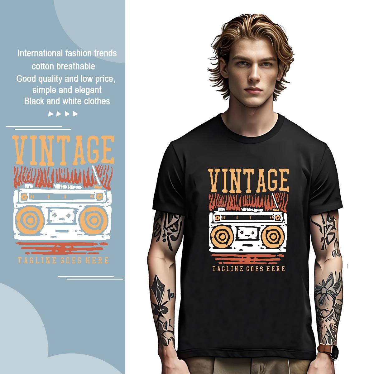 Loose letter T Shirt For Man Street wear Hip Hop Mens Tshirts 100% Cotton 230g Factory Direct Short Sleeve O-Neck Custom Printing Wear