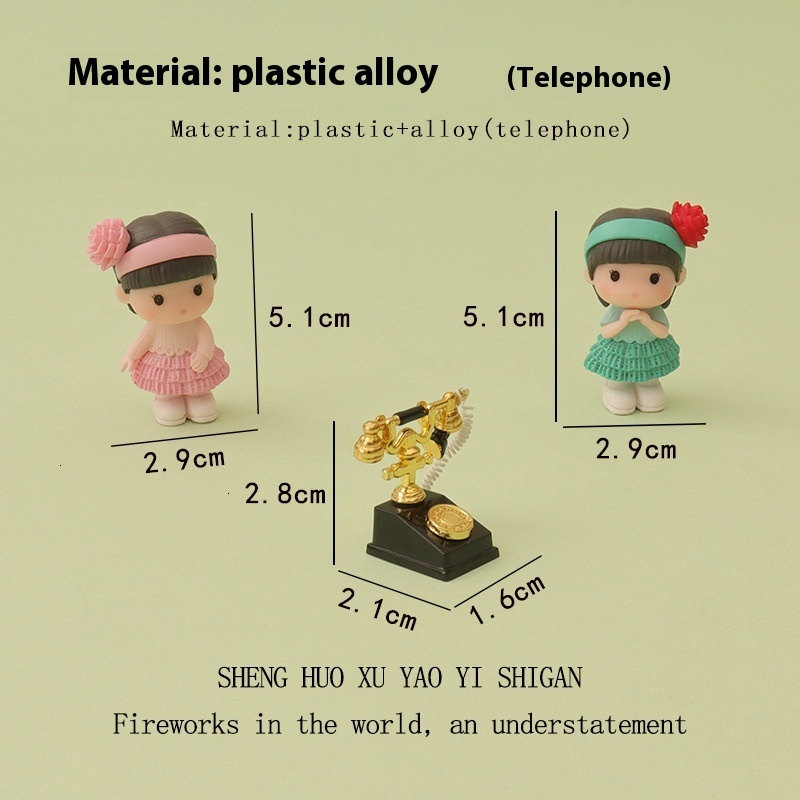 Fun Mini Cartoon Figure Metal Phone Cover - Great for DIY Hobbyists & Unique Decorations