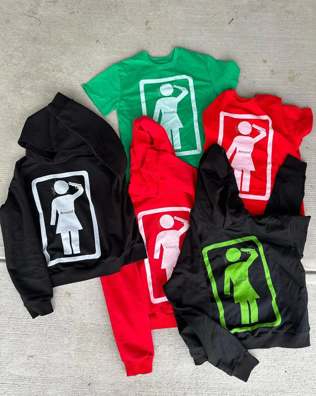 Harajuku Mood Hoodie Oversized Goth Streetwear Tops Couples in Sweatshirt Gothic Y2k Clothes Grunge Hoodies Women 240822