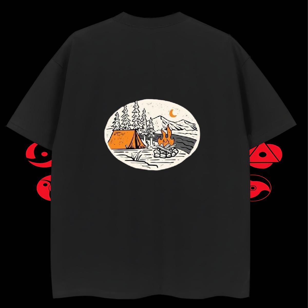 High Quality Tshirts Home Outdoor 230g Cotton Custom Printing Crew Neck Breathable mountains Man T Shirts DIY Customized Tops Shirt