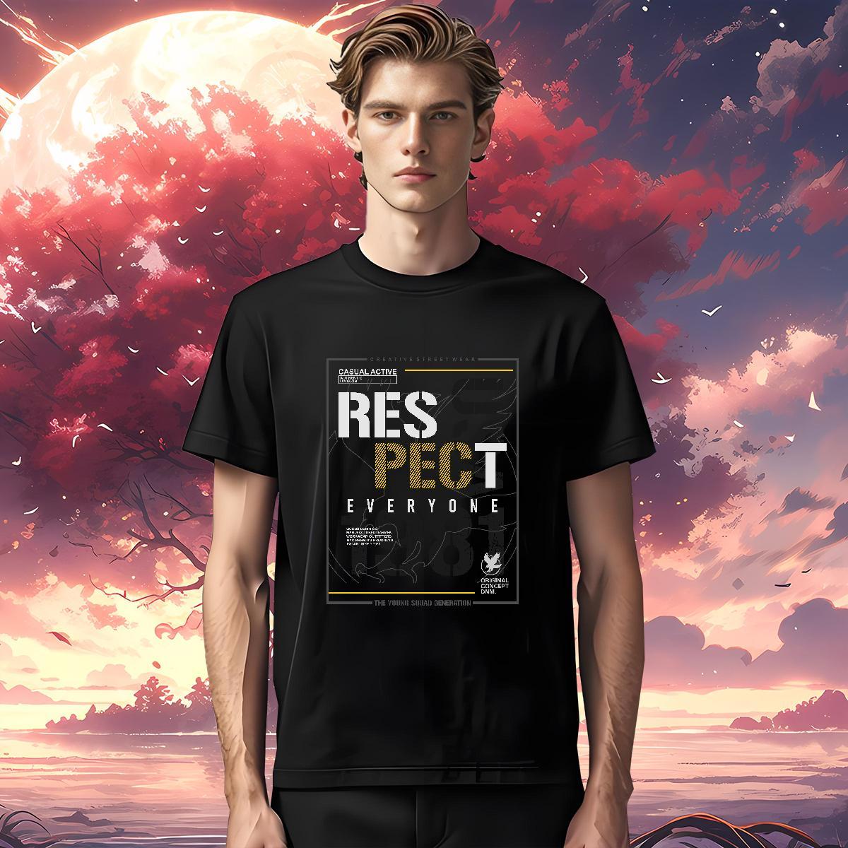 Brand letter T-Shirts for Men Casual Daily Wear Tshirt for Man Woman 230g Cotton 2024 Breathable Custom Printing Top Tees
