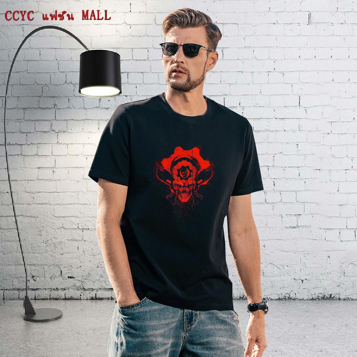 Wholesale High Street Hip Hop Men Tops Tees SKULL Short Sleeve O-Neck 230g Pure Cotton Man T Shirts Soft Oversized 3XL 4XL Polos
