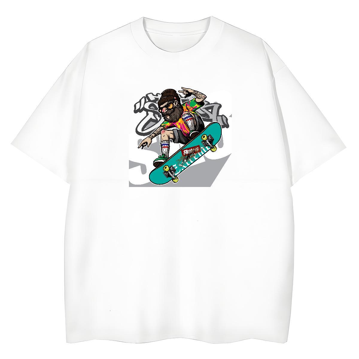 Fashion Casual T Shirt For Woman Short Sleeve O-Neck 100% Cotton 230g Women Tshirts Anime character High Street Hip Hop Wholesale Wear