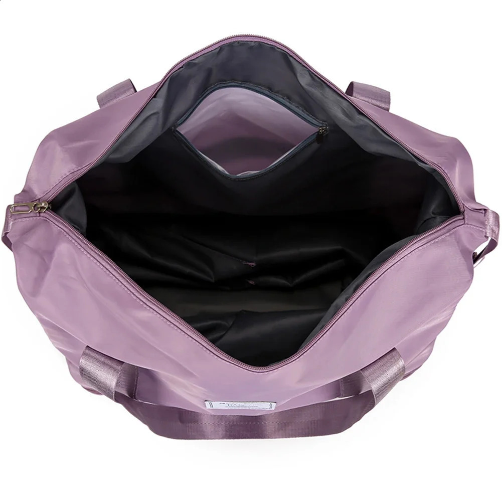 Travel trolley with wheels portable and foldable travel storage bag stylish and large capacity clothing bag 240821