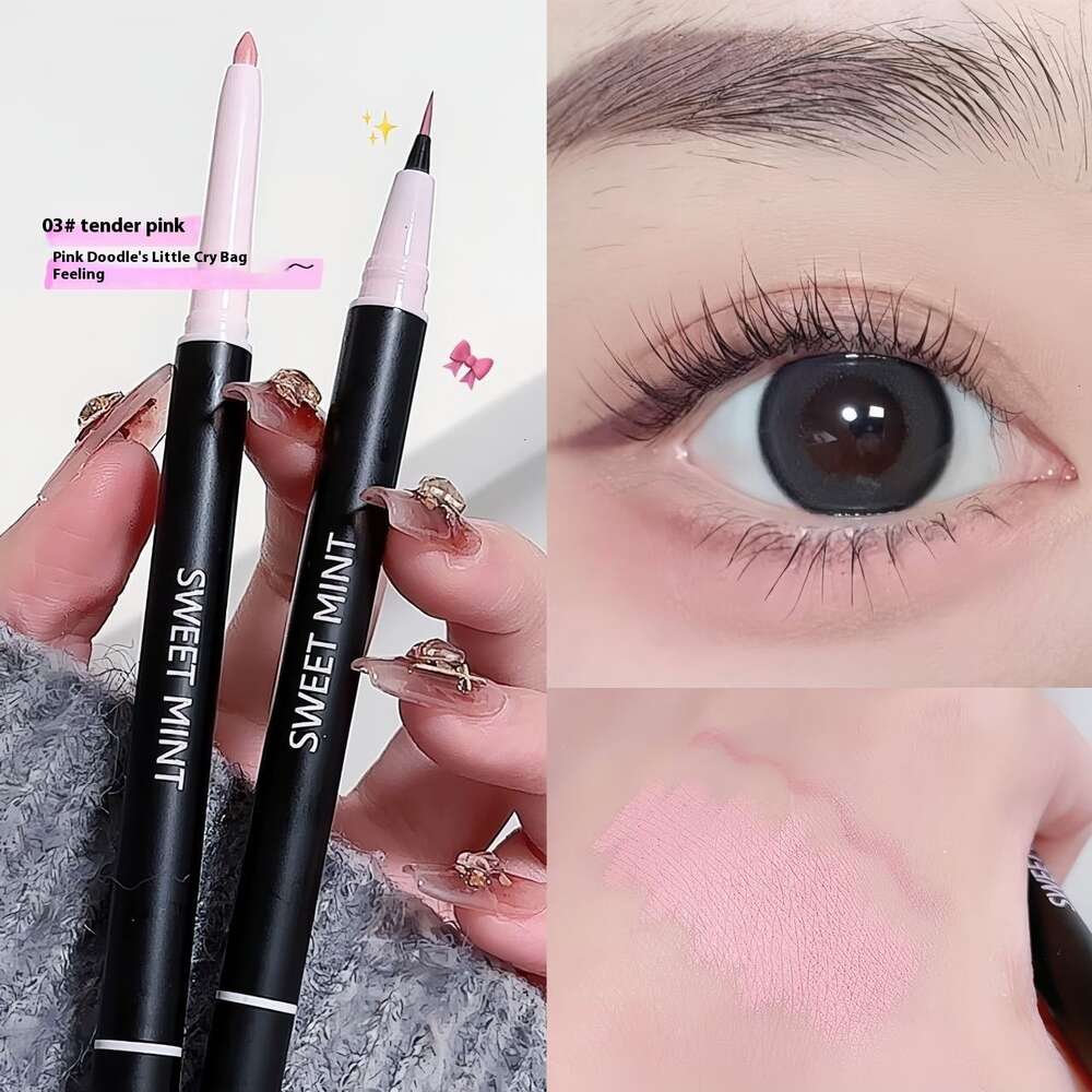 Silk-Smooth Sweet Mint Eyeliner Pencil with Light-Catching Effect