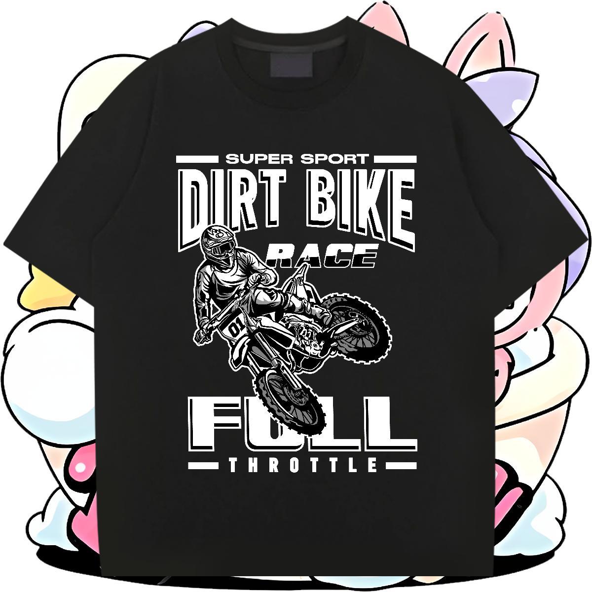 Loose Fit Tshirt for Man Woman Casual Beach 100% Cotton 230g Custom Print Plus Size Short Sleeve Soft motorbike Men T Shirts Designer Tee Shirt