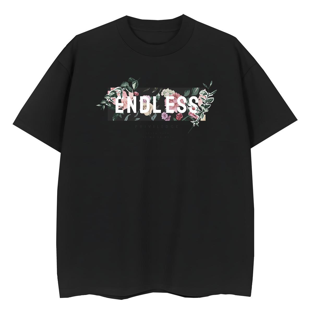 New T-Shirts for Women Breathable Crew Neck 100% Cotton 230g Woman Tshirt Skull flower Sports Street Wear Lady Clothes Shirt