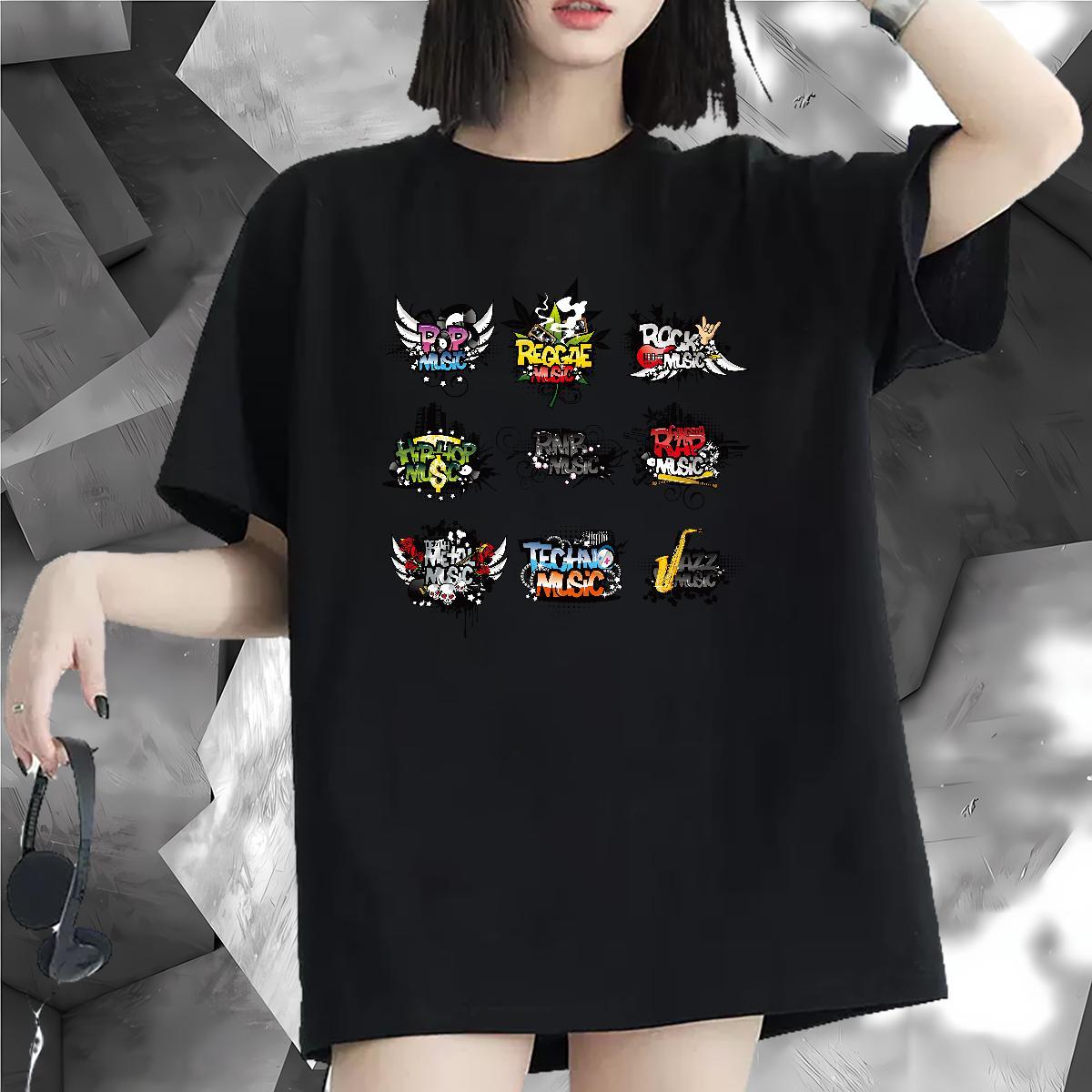 5A Couples T Shirts 230g 100% Cotton painting Sports Casual Woman T Shirts Breathable Soft Custom Print Oversized Tee Shirt
