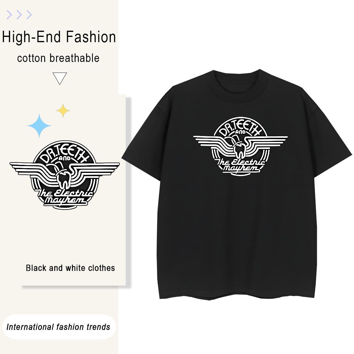 Designer Nice Couples T Shirts 230g 100% Cotton letter Daily Outfit T Shirt For Woman Short Sleeve O-Neck Plus Size Cartoon Tee Shirt