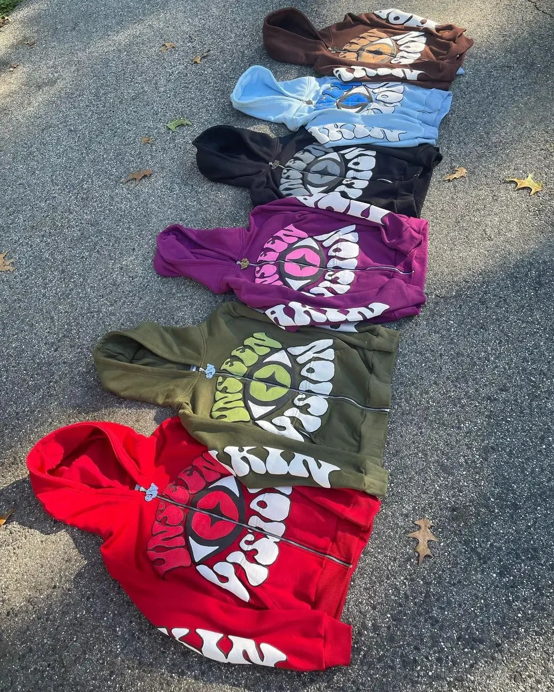 Harajuku UNSEEN VISION Hoodies Women Graphic Y2k Top Oversized Hoodie Couples Sweatshirt Streetwear Goth Clothes Men Clothing 240822