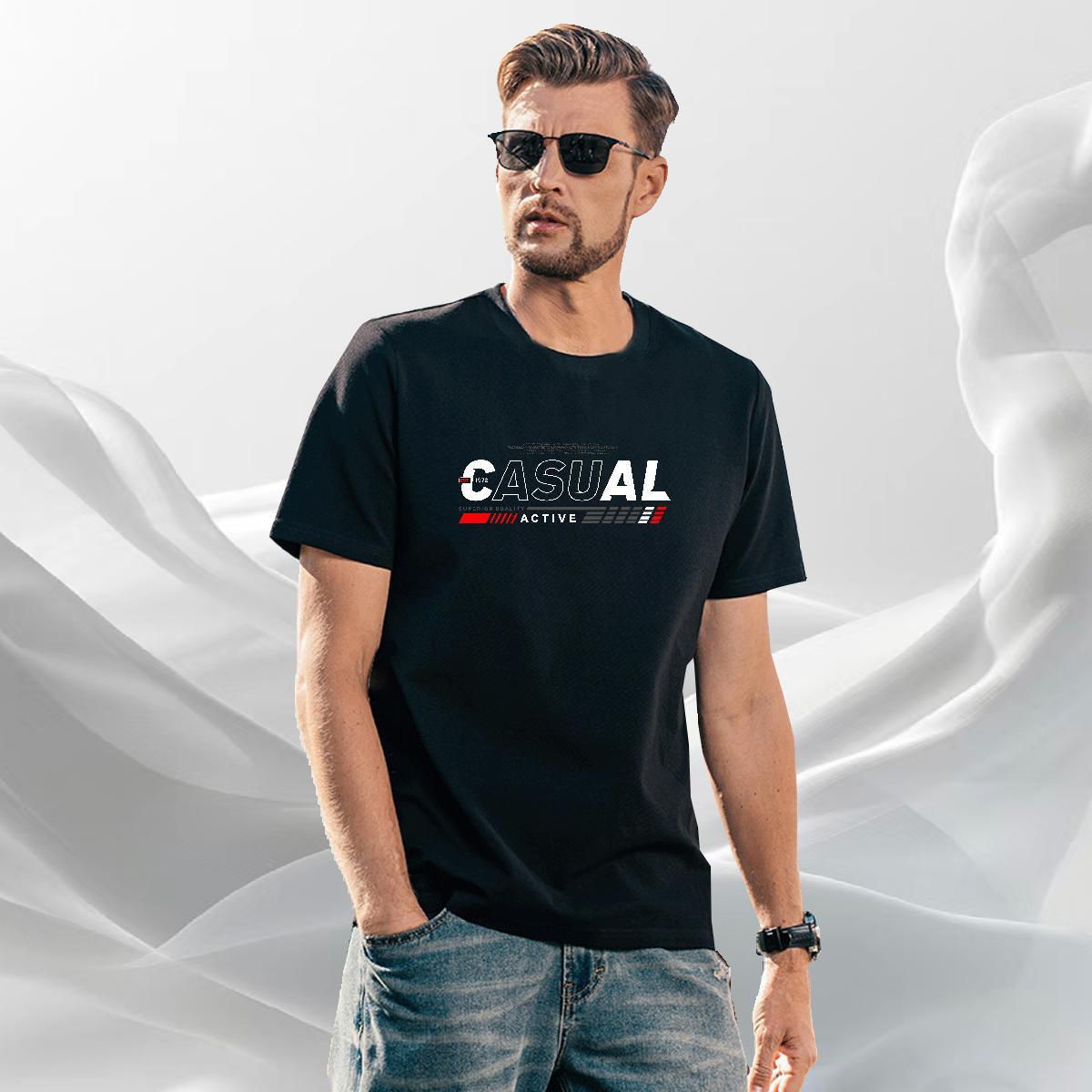 Free Shipping Men Clothes T-Shirt Beach 100% Cotton 230g Custom Print Oversized Breathable Short Sleeve letter Mens T Shirts 2024 Summer Tees