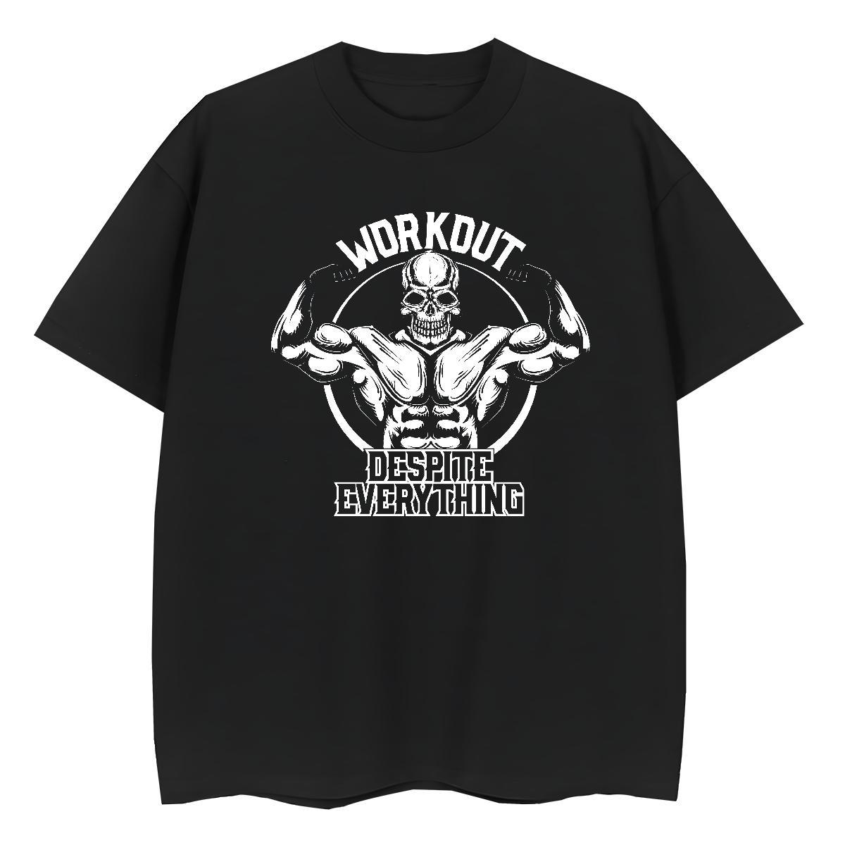 New T Shirt For Woman 100% Cotton 230g Crew Neck Breathable Beach skull Women Tshirts Popular White Plus Size Tee Shirt