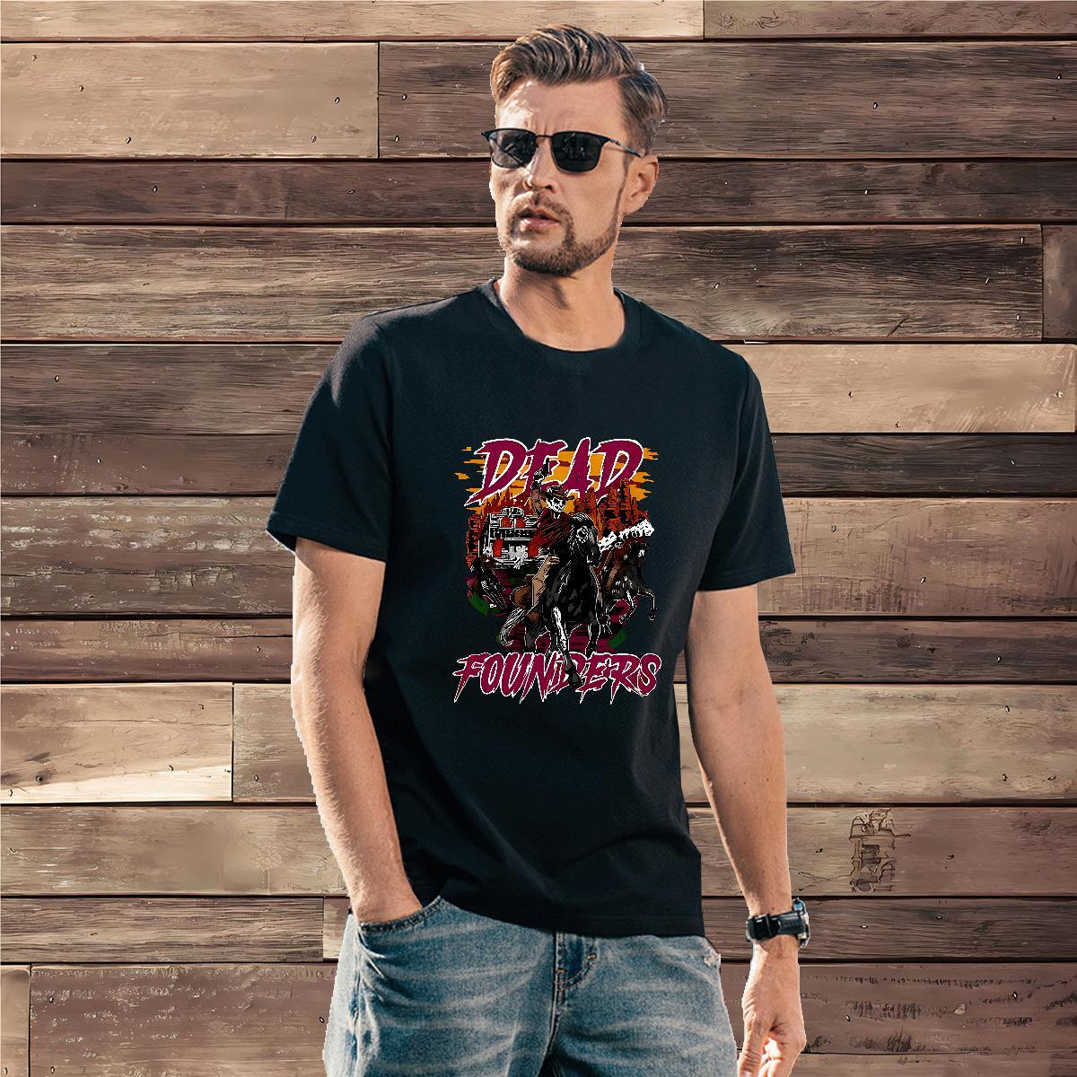 Designer horse riding T Shirt For Man Street Casual Men Clothes T-Shirt 100% Cotton 230g 2024 Summer Breathable Short Sleeve White Plus Size Top Tees