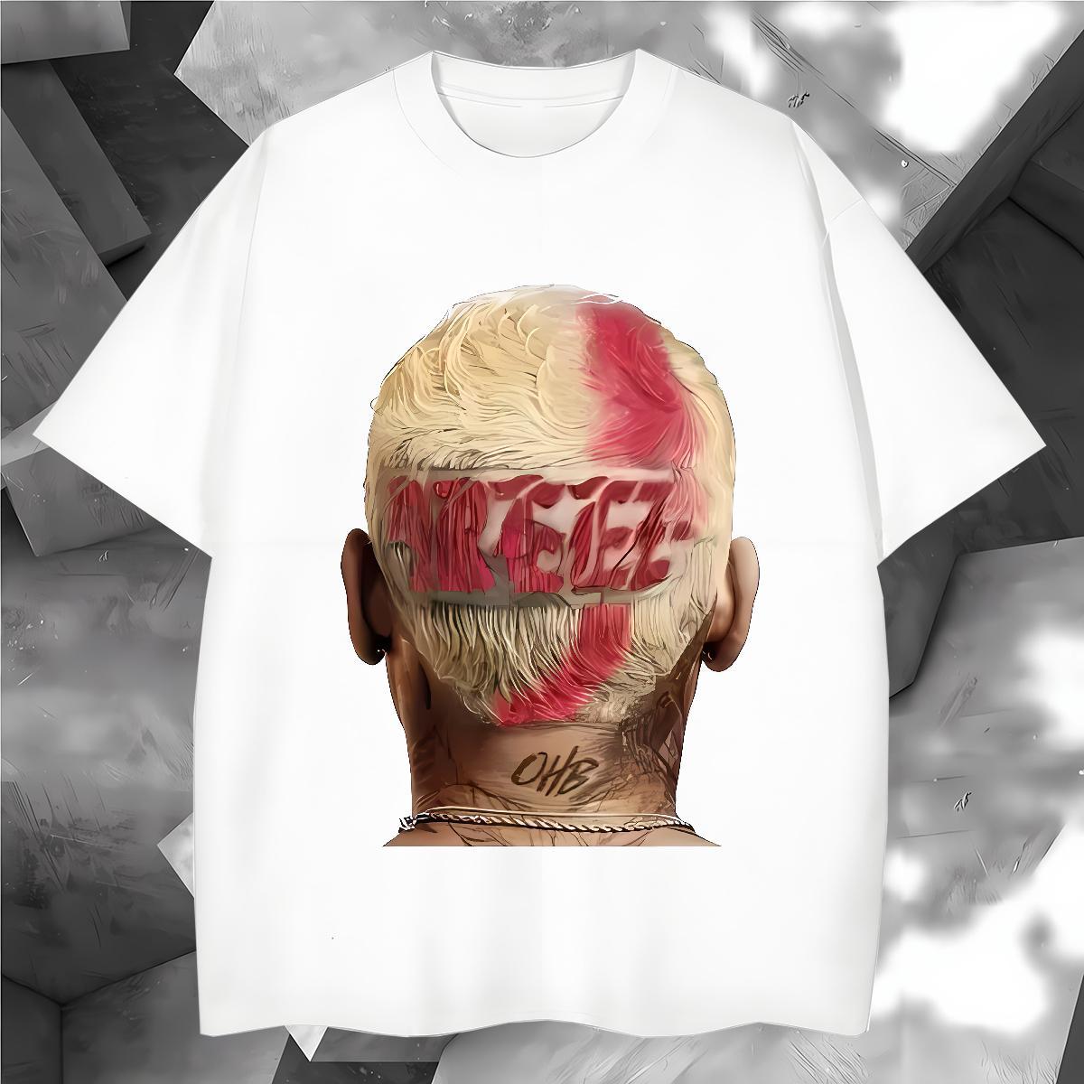 Unisex afterbrain T Shirt For Man Casual Couples T Shirts 100% Cotton 230g Custom Crew Neck Breathable Cartoon Print Tshirts