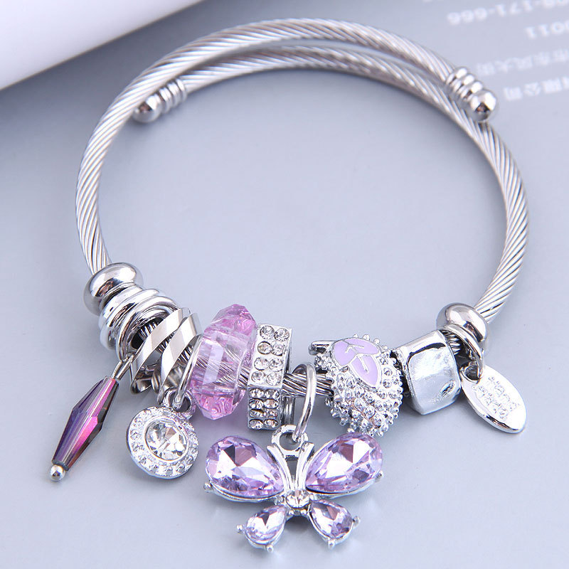 Butterfly metal women's bracelet, niche, fresh, beautiful, light luxury bracelet