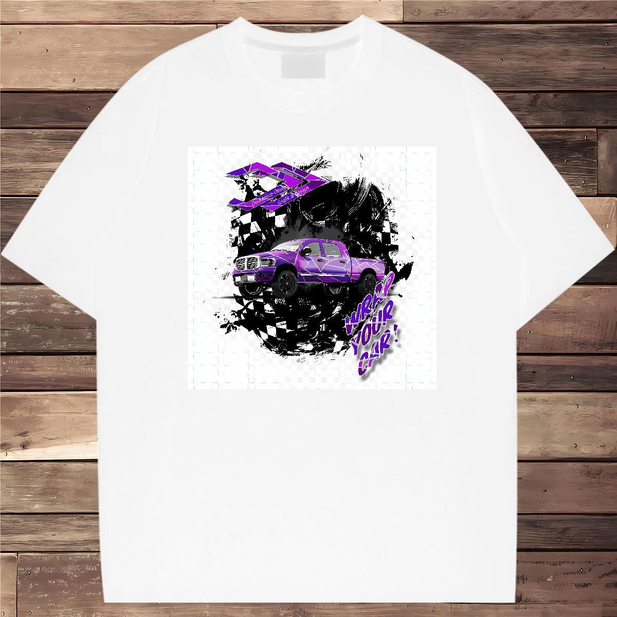 Soft car T-Shirts for Men Casual Daily Wear Men Clothes T-Shirt 230g Pure Cotton Factory Direct Breathable Short Sleeve Custom Anime Tops Shirt