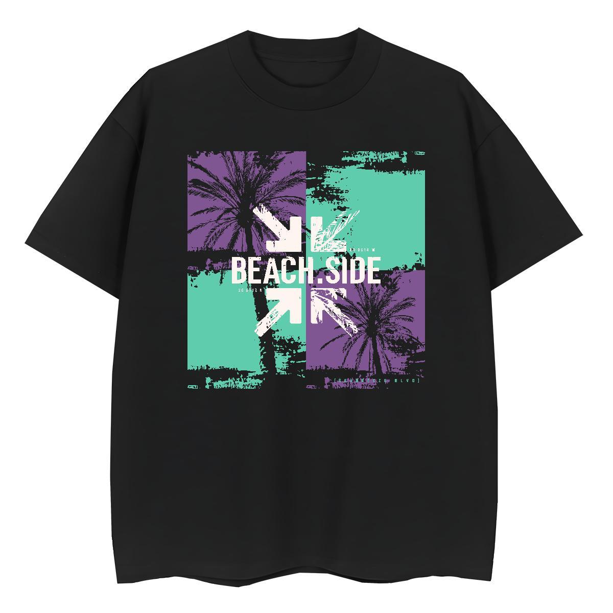 Fashion Woman T Shirts Breathable Short Sleeve 230g Cotton Women Tees DIY Printed tree Daily Outfit Nice Top Tees