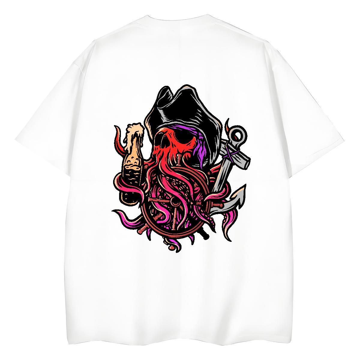 2024 Designer T Shirts Women 230g Pure Cotton Short Sleeve O-Neck Street skull Women Tees 5A White Plus Size Polos