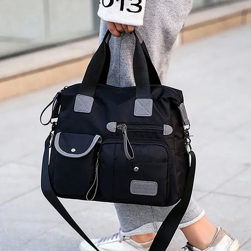 Arrival Nylon Women Messenger Bags Casual Large Capacity Ladies Handbag Female Crossbody Shoulder Waterproof 240821