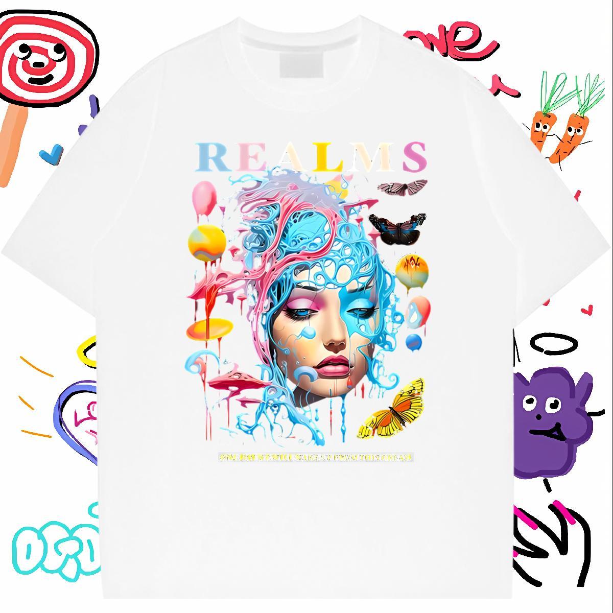 Cool Design women T-Shirts Daily Wear Tshirt for Man Woman 230g Cotton Fashion Casual Breathable Black Oversized Tees