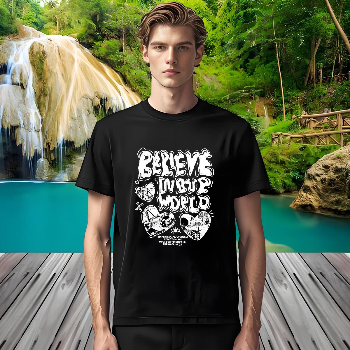 Classic Tshirt for Man Woman 230g 100% Cotton Casual Beach heart Breathable Man T Shirts Free Shipping Plus Size Custom Wear