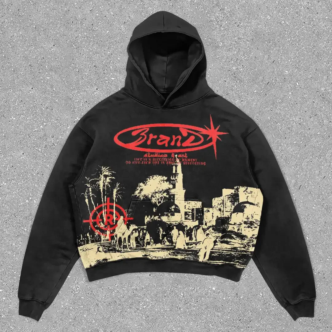 Harajuku Oversized Violet Flame Skull Streetwear Hoodie Streetwear Women Tops Sweatshirt Goth Jacket Hoodies Women Y2k Clothes 240822