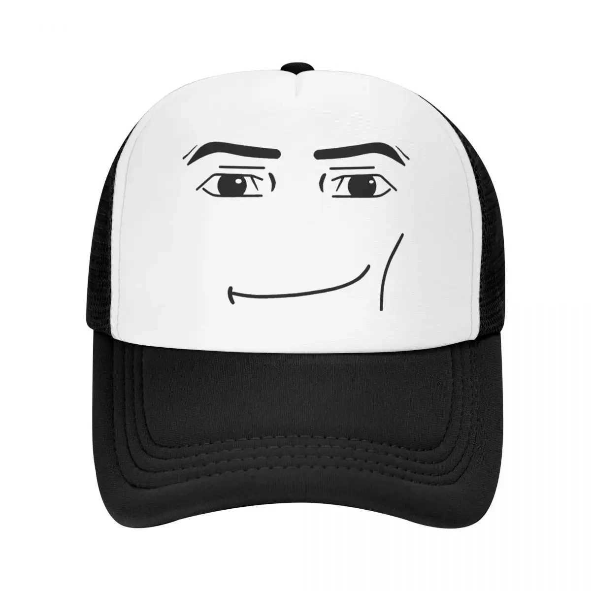 Personalized animated robot Robloxs facial baseball cap mens adjustable childrens truck cap sports fast back cap summer cap W240821