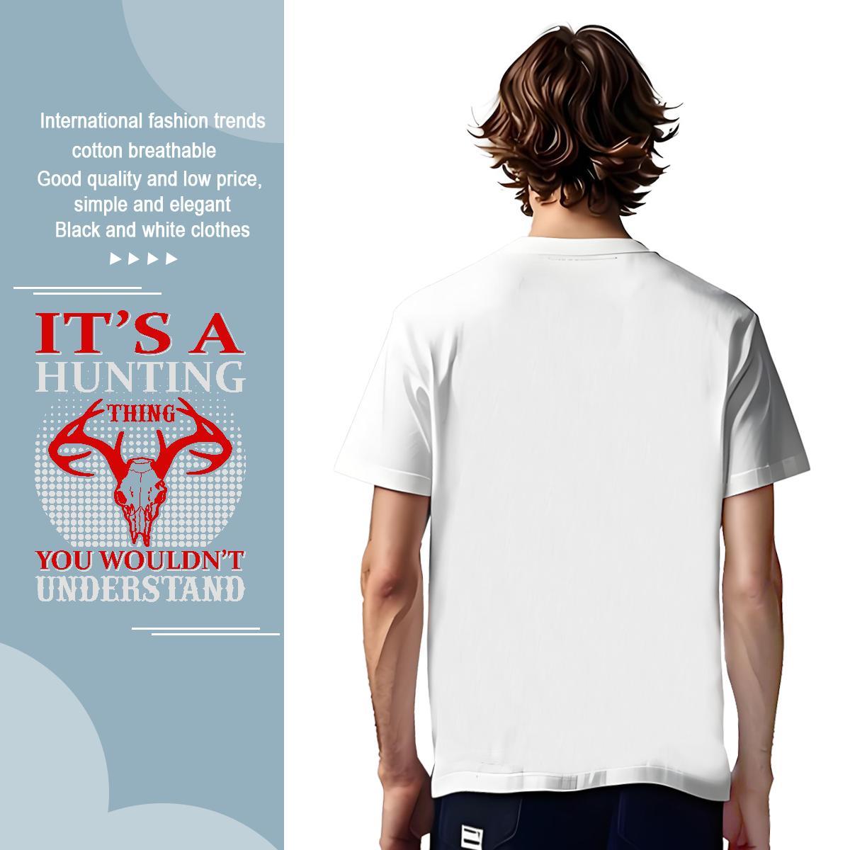 Unisex DEER T shirt High Street Hip Hop Mens Tshirts 100% Cotton 230g Fashion Design Breathable Short Sleeve Oversized Clothes