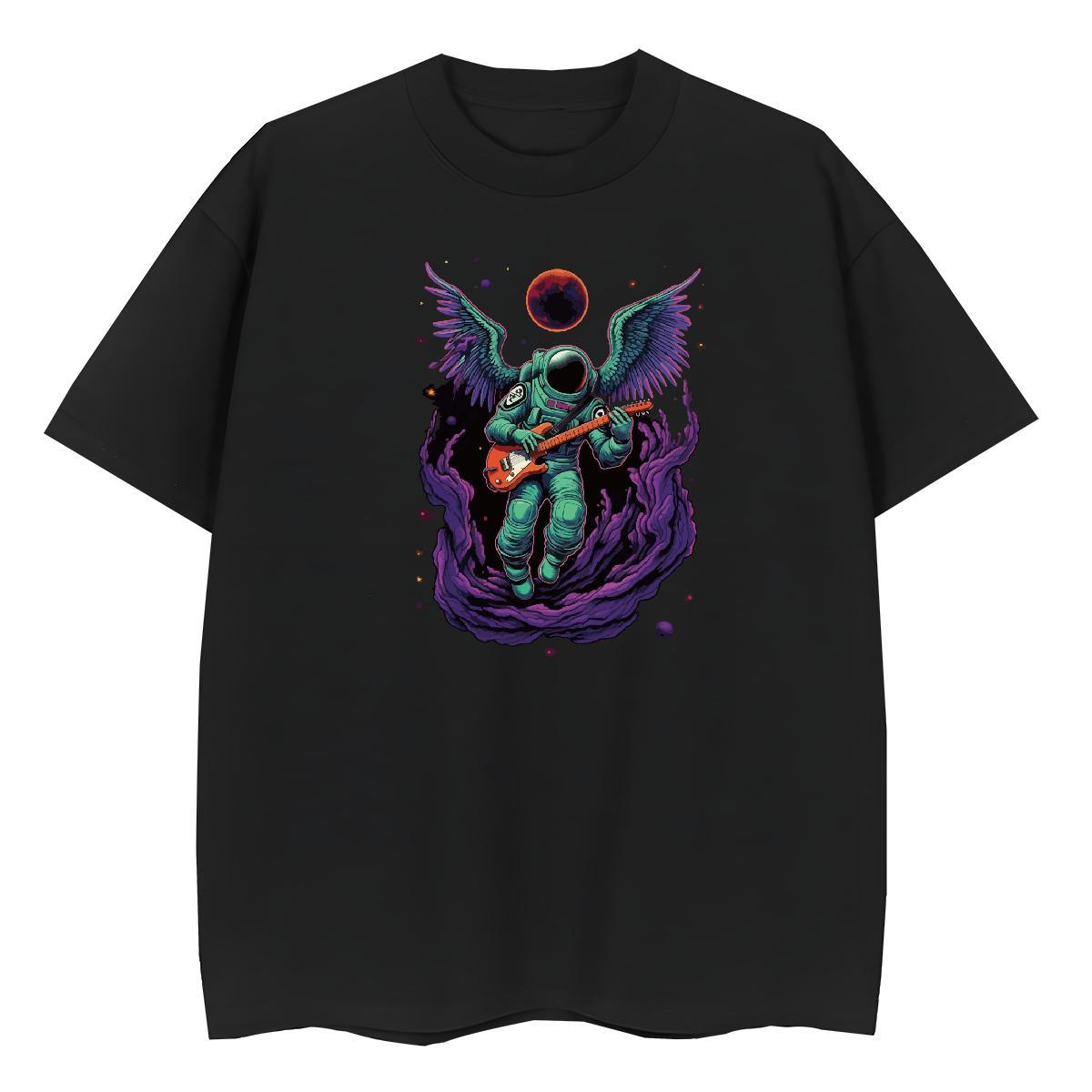 Unisex Tshirt for Man Woman 230g Pure Cotton universe Hip Hop T-Shirts for Women Crew Neck Plus Size Cartoon Clothes