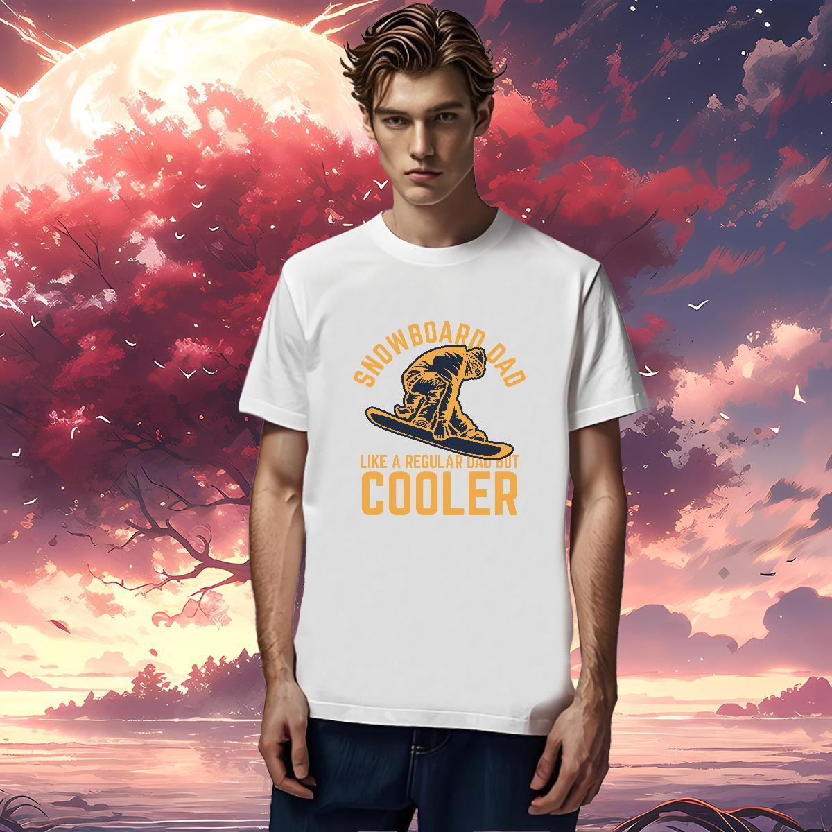Classic skateboarding Man T Shirts Home Outdoor Men Tops Tees 230g Cotton 2024 Summer Round Neck Short Sleeve Custom Cartoon Tee Shirt