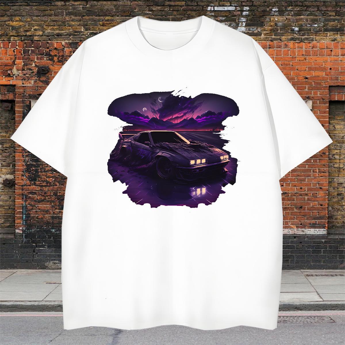 Classic Tshirts Street Casual 230g Cotton Custom Big Size Breathable Short Sleeve beach Man T Shirts 2024 Designer Clothes