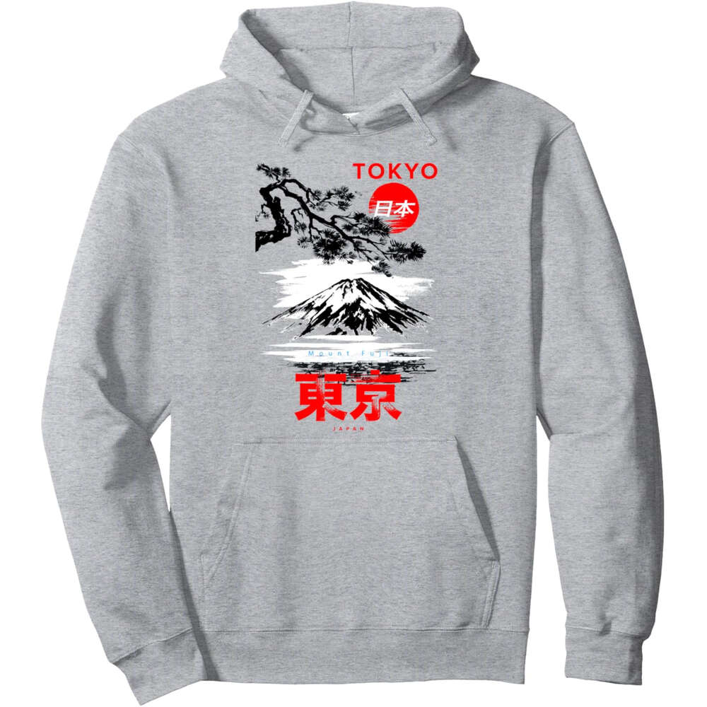 Hoodie for Mens Womens I Love Tokyo Japan Mount Fuji Tokyo Fashion Graphic Pullover Hoodie Graphic Hoodies Sweatshirt Pullover Long Sleeve