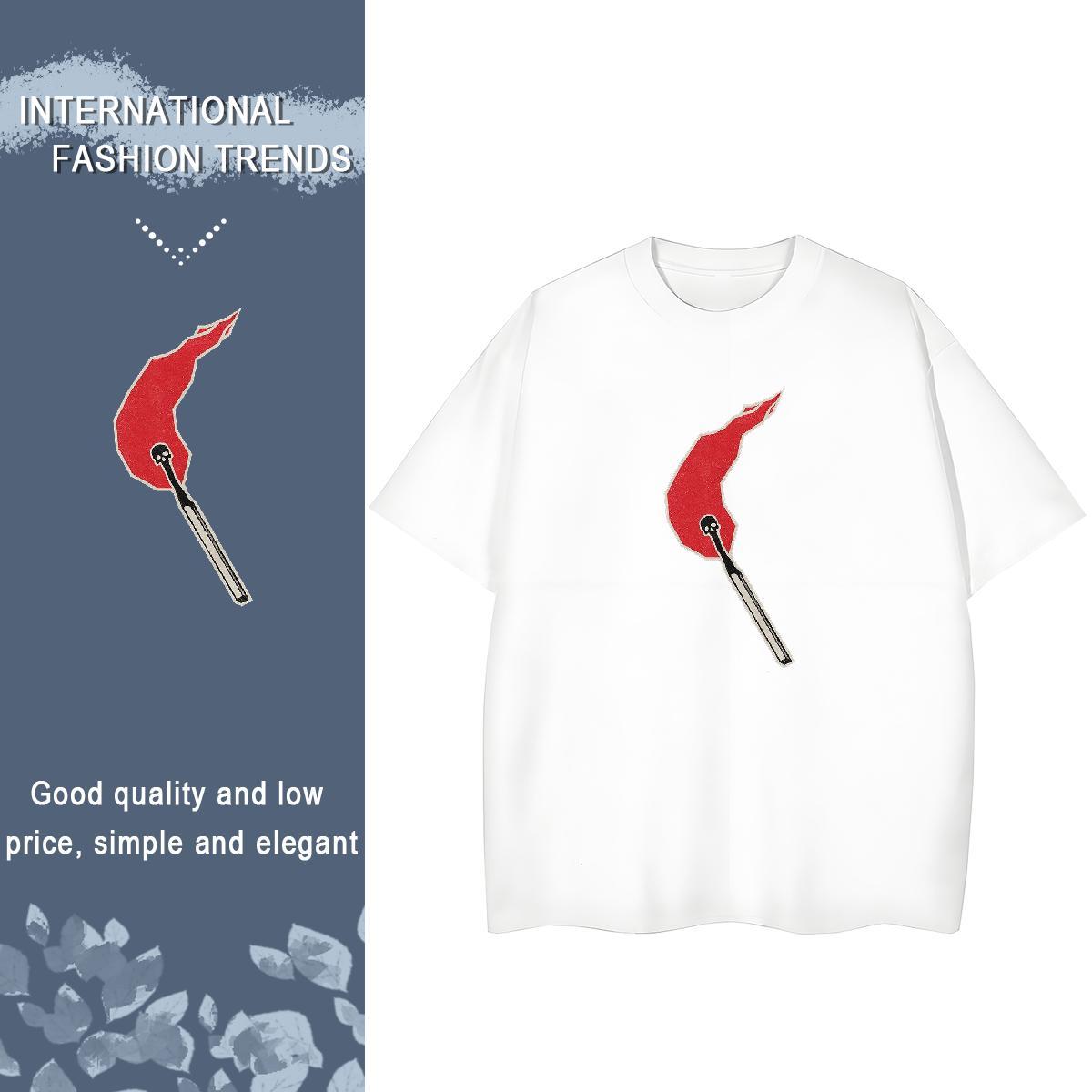 Designer Nice Tshirt for Man Woman 100% Cotton 230g painting High Street Hip Hop T Shirt For Woman Short sleeve Soft Custom Printing Top Tees