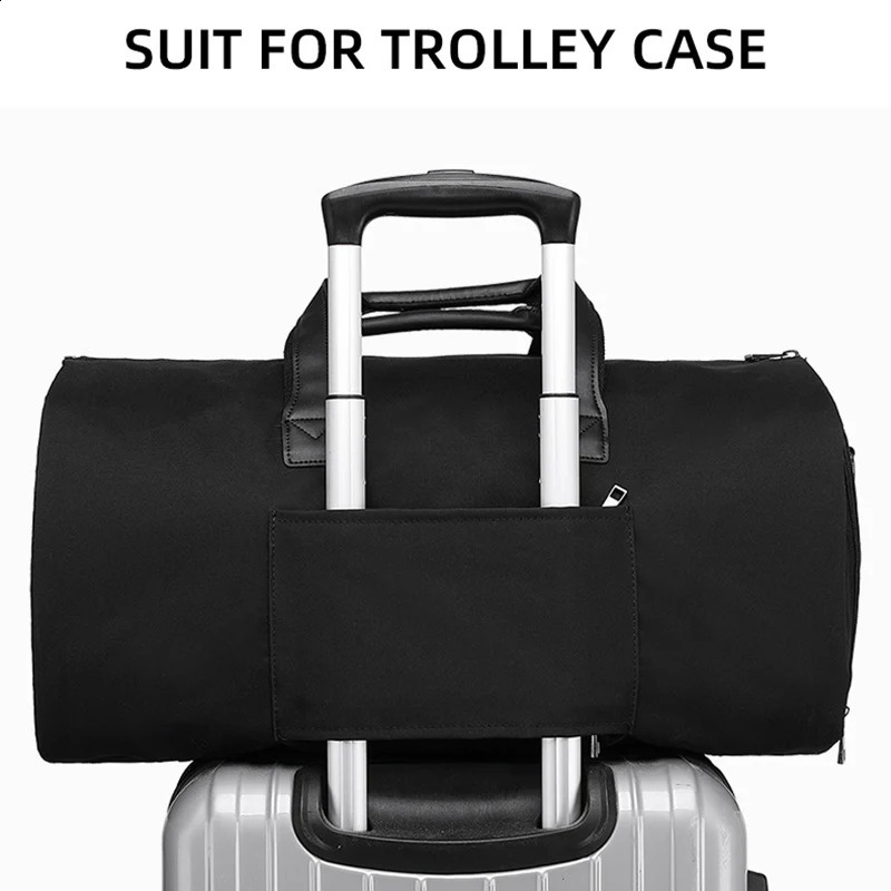 Convertible Garment Bags for Travel Large Capacity Luggage Bags with Shoe Bag Weekend Business Travel Luggage Handheld XM130 240904