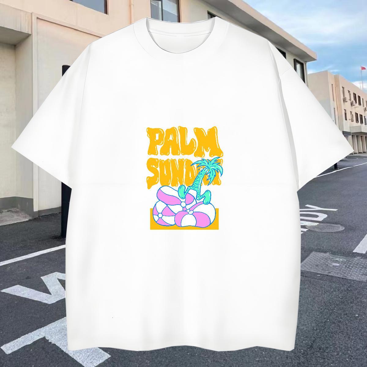 Wholesale Tshirts Hip Hop Street 230g Pure Cotton Oversized 4XL Round Neck Short Sleeve beach Man T Shirts Factory Direct Clothes
