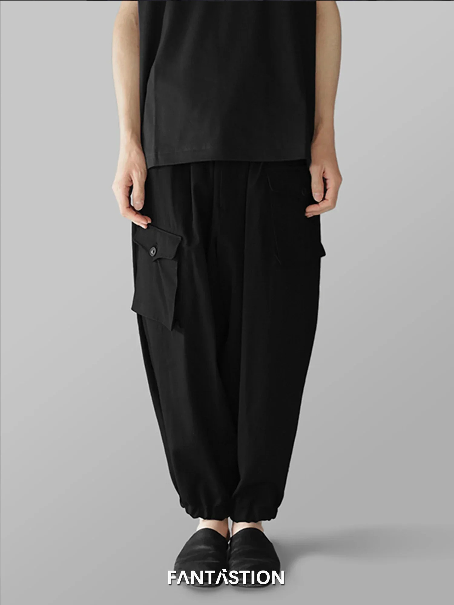 FANTASTION UNSINEX mens pants cargo Korean clothing casual wide leg 240823