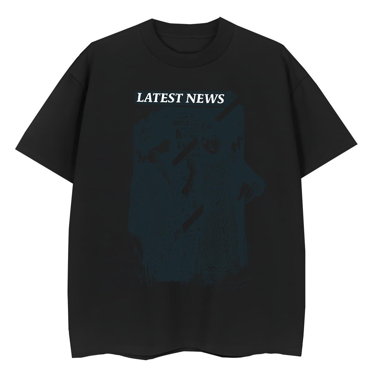 Fashion T Shirts Women 100% Cotton 230g Breathable Crew Neck Casual person Couples T Shirts 5A Cartoon Printing L-4XL Tops Tees