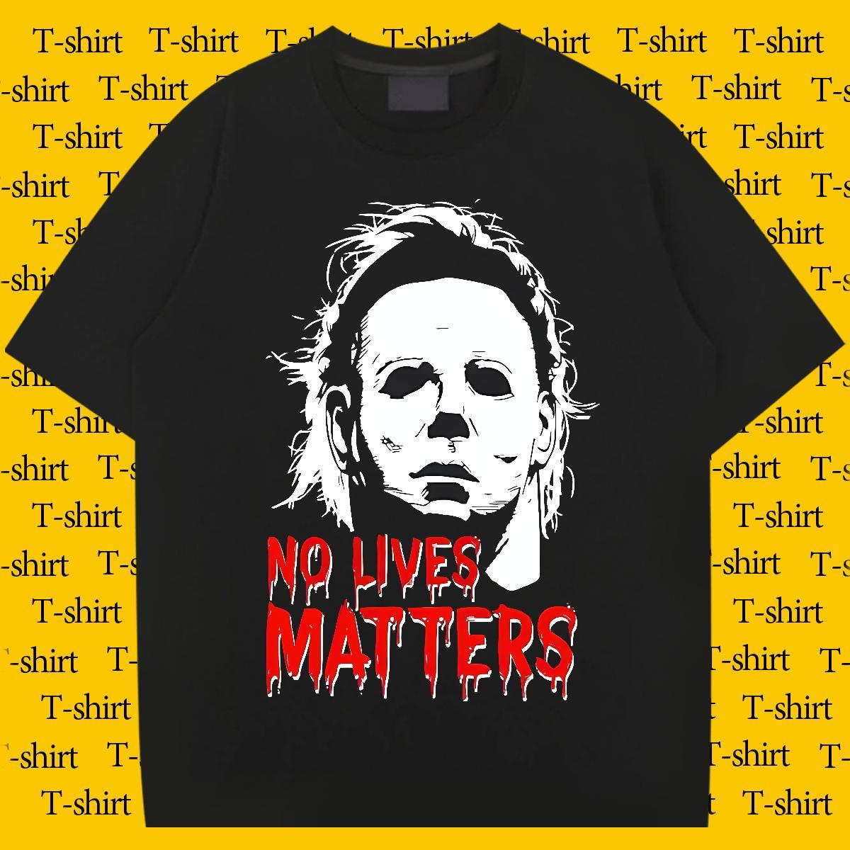 2024 DIY Beach Men Tops Tees SCARY O-Neck Short Sleeve 230g Cotton Men T Shirts Free Shipping Skull Tops Shirt