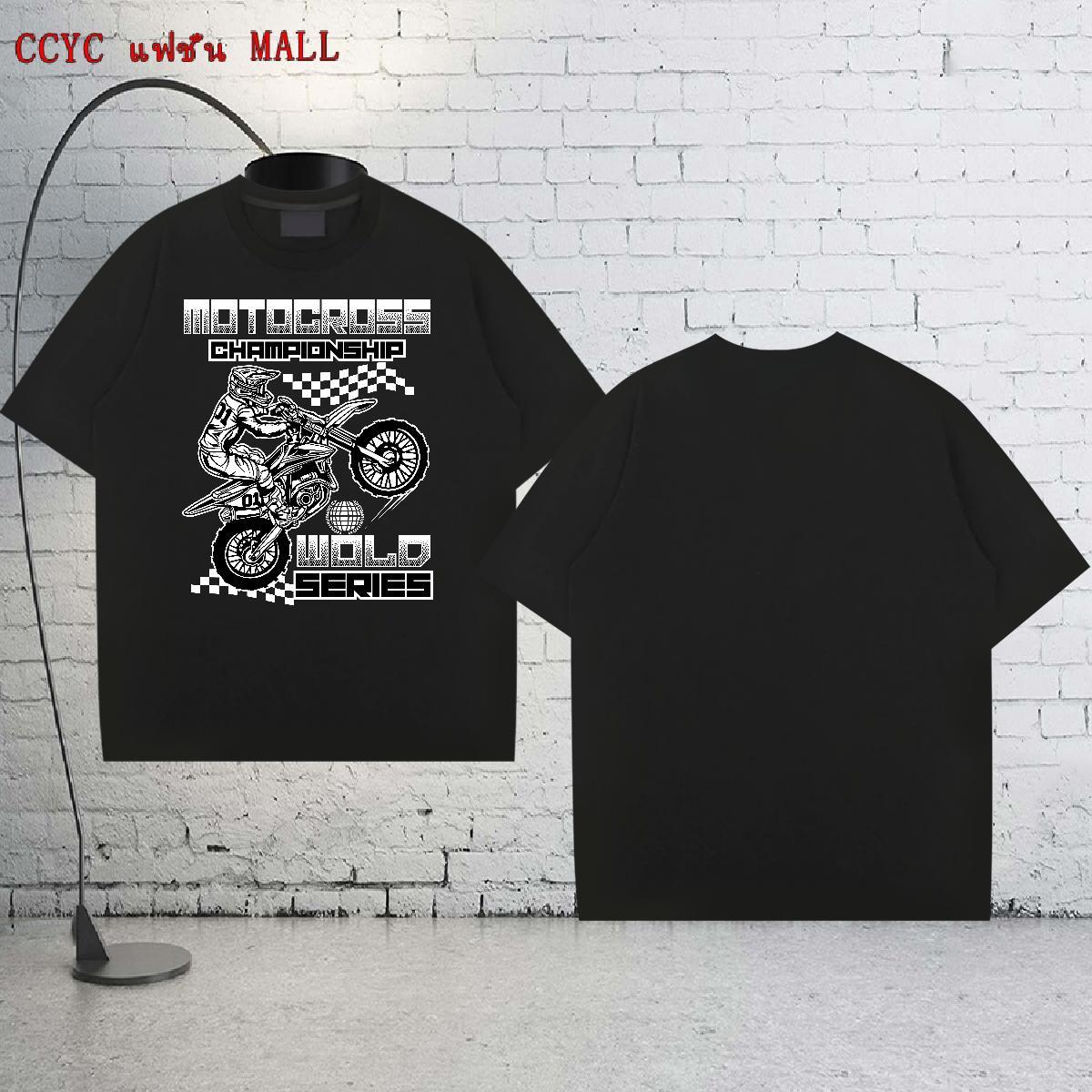 High Quality Men Tops Tees Hip Hop Street 230g Cotton Customized Print O Neck Short Sleeves motorbike T shirt Brand Clothes
