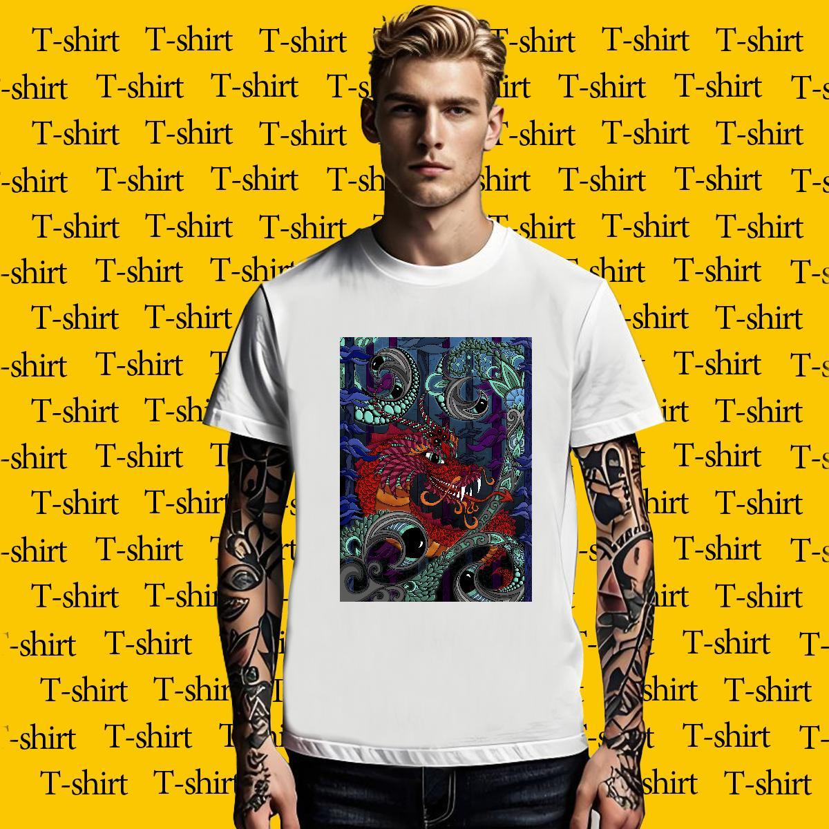 Brand Men Tops Tees Sports Casual 230g Pure Cotton Custom Anime Breathable Short Sleeve terror T Shirt For Man 2024 Polos