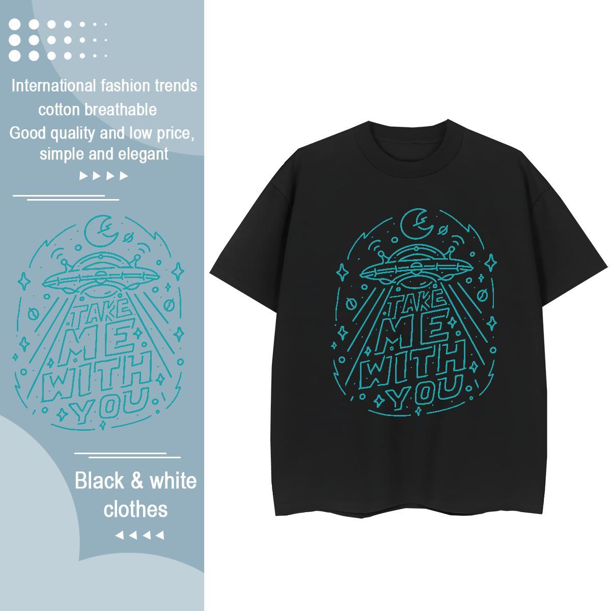 Fashion Woman T Shirts Crew Neck Breathable 230g Pure Cotton Women Tees Custom Print Oversized ET Summer Casual 5A Polos