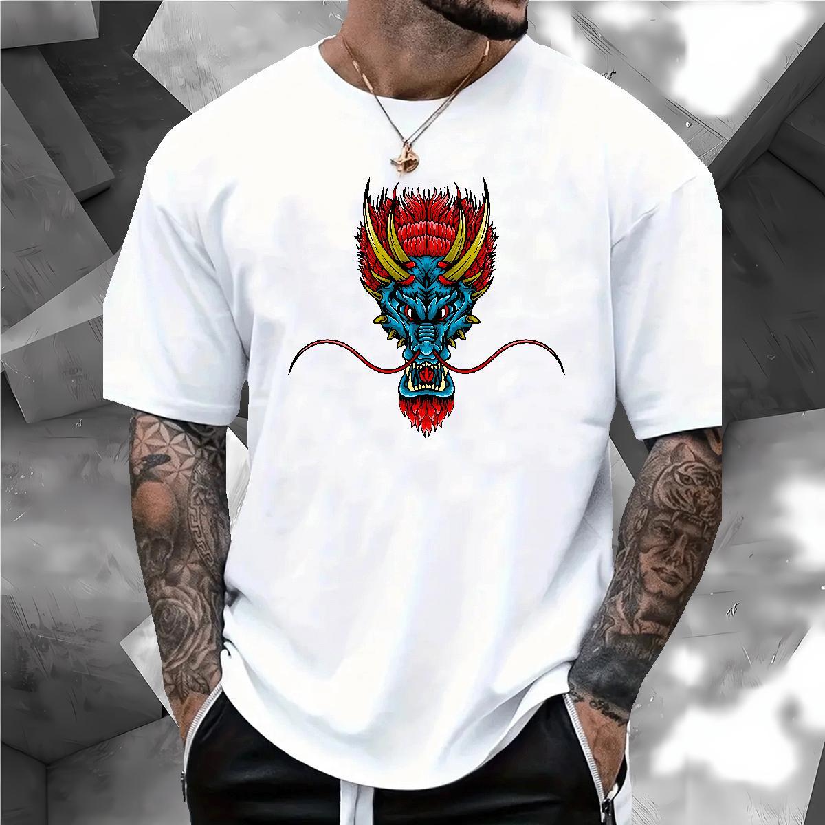 Loose Fit angry Mens T Shirts Hip Hop Couples T Shirts 230g 100% Cotton Stylist Breathable Short Sleeve DIY Printed Tshirts