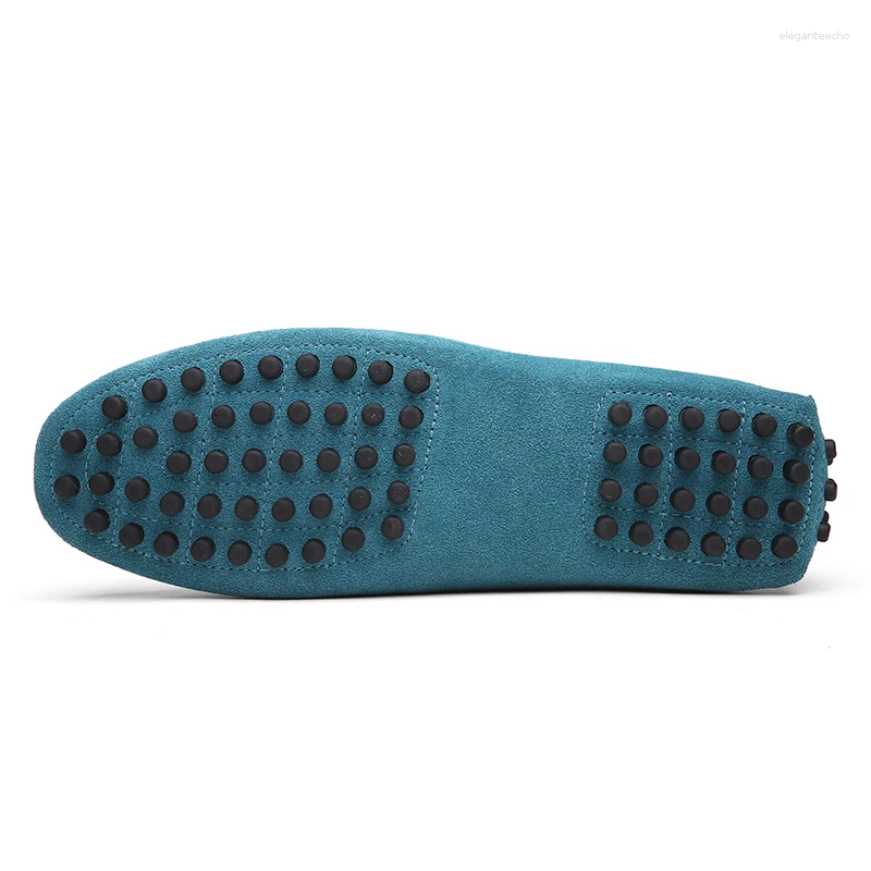 Men's Genuine Leather Loafers - hot Casual Suede Slip-On Driving Shoes for Comfort and Style
