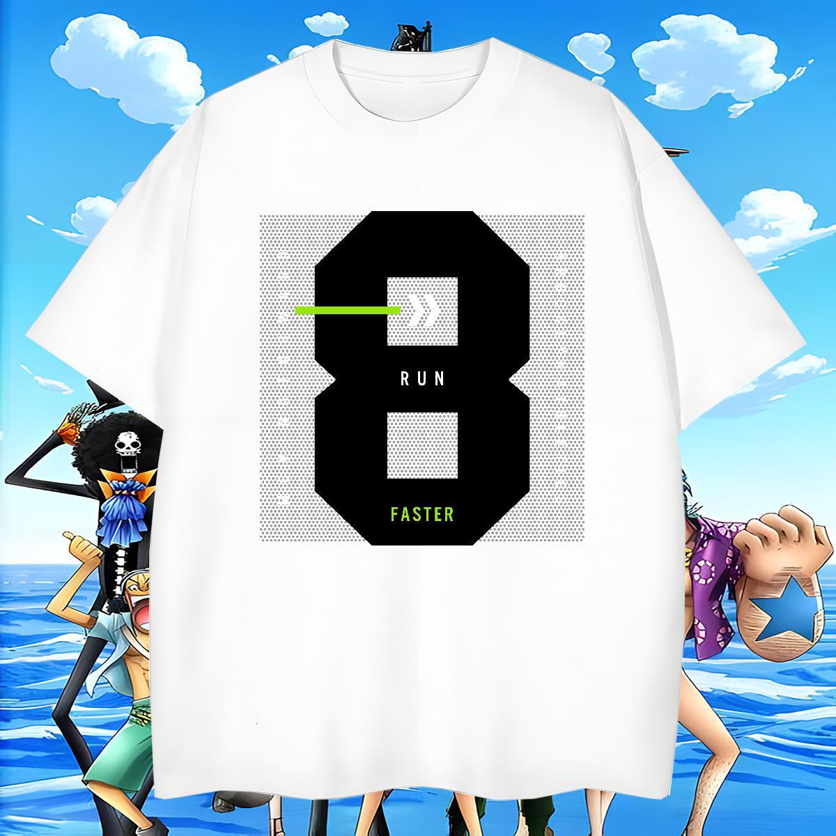 TOP Quality Men Tees Street Casual 230g Pure Cotton Custom Anime O-Neck Short Sleeve number Man T Shirts Customized Tee Shirt