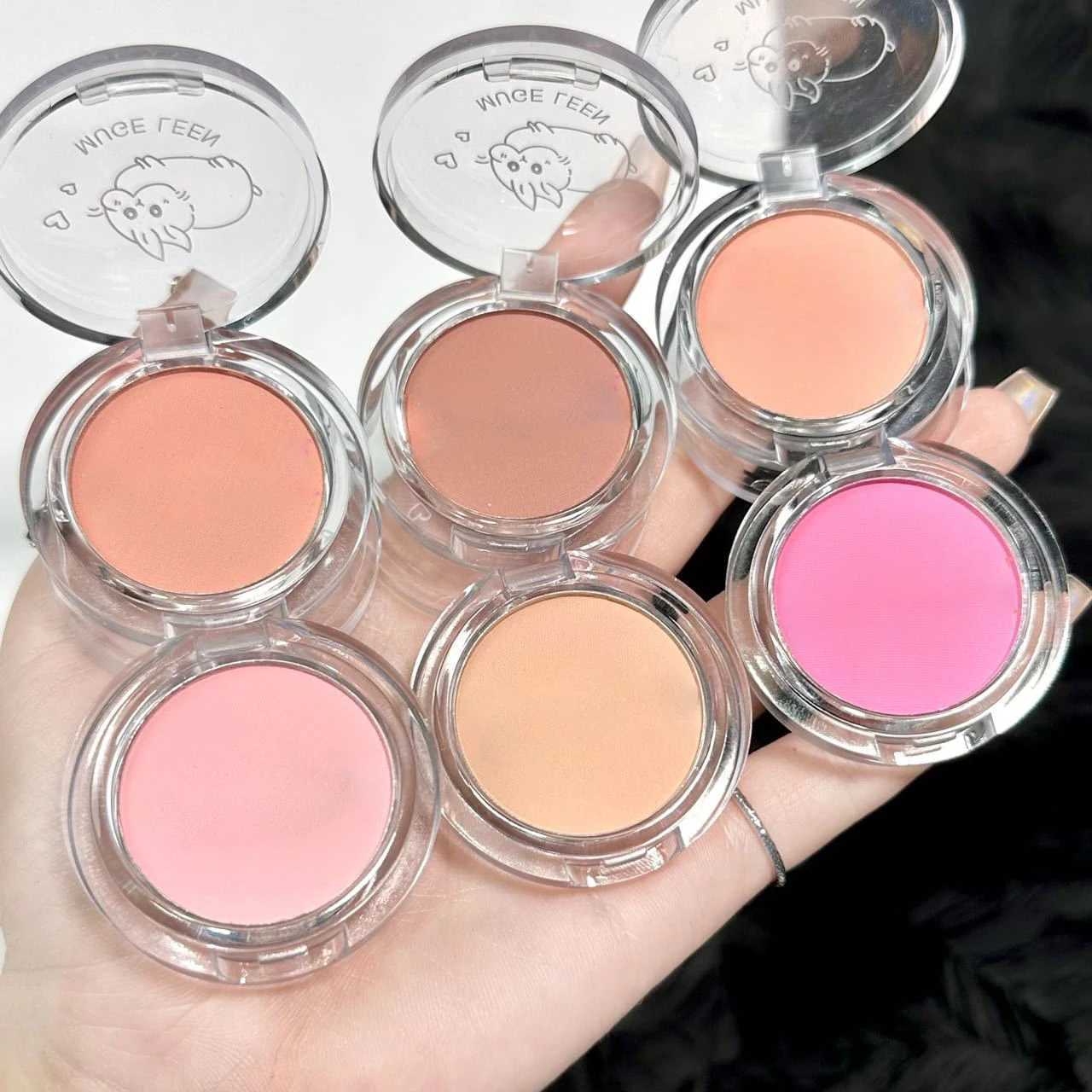 Orange Pink B Palette Long-lasting Natural Cheek Contour Tint Ber Powder Soft Face Makeup Matte Peach Pink Rouge ContourXJ241225