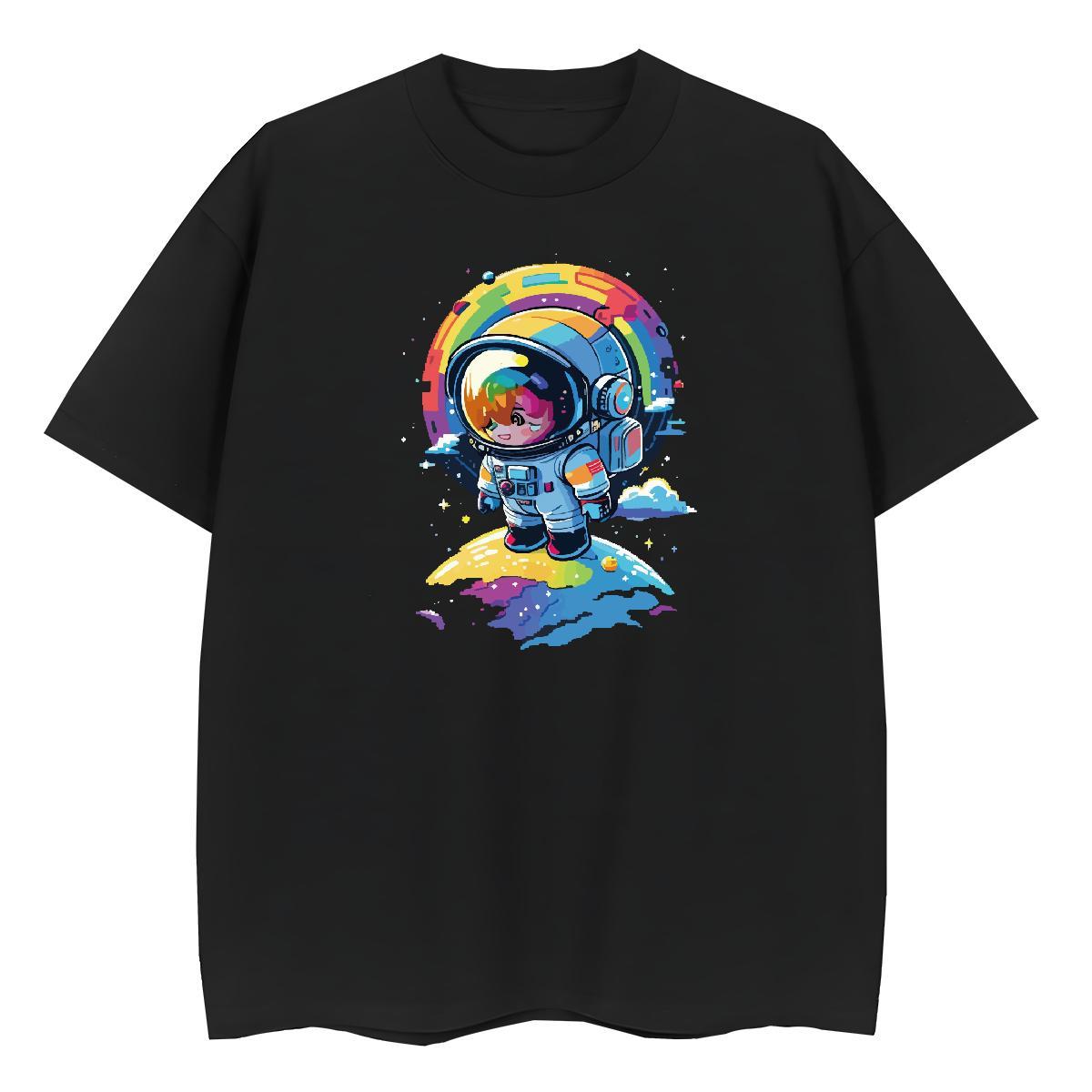 Nice Women Tshirts 230g Pure Cotton universe Casual Sport Women T Shirts Breathable Soft Customized Print Tees Shirts