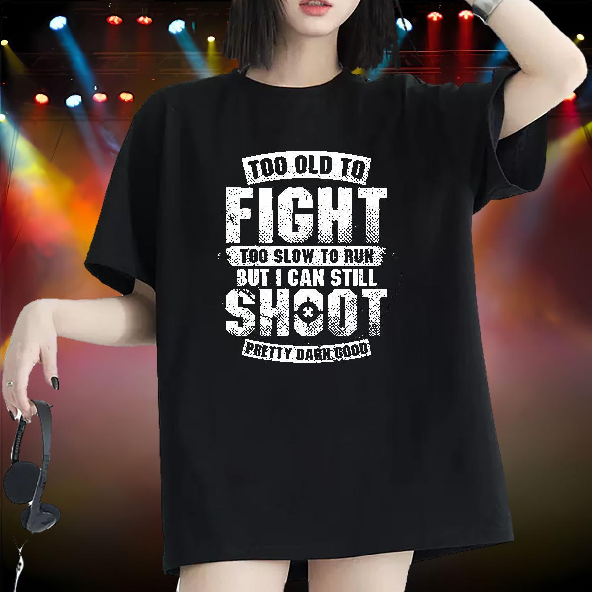 Free Shipping Lady T shirt 230g 100% Cotton letter Sports Casual Womens T Shirts Comfortable Black Oversized Polos