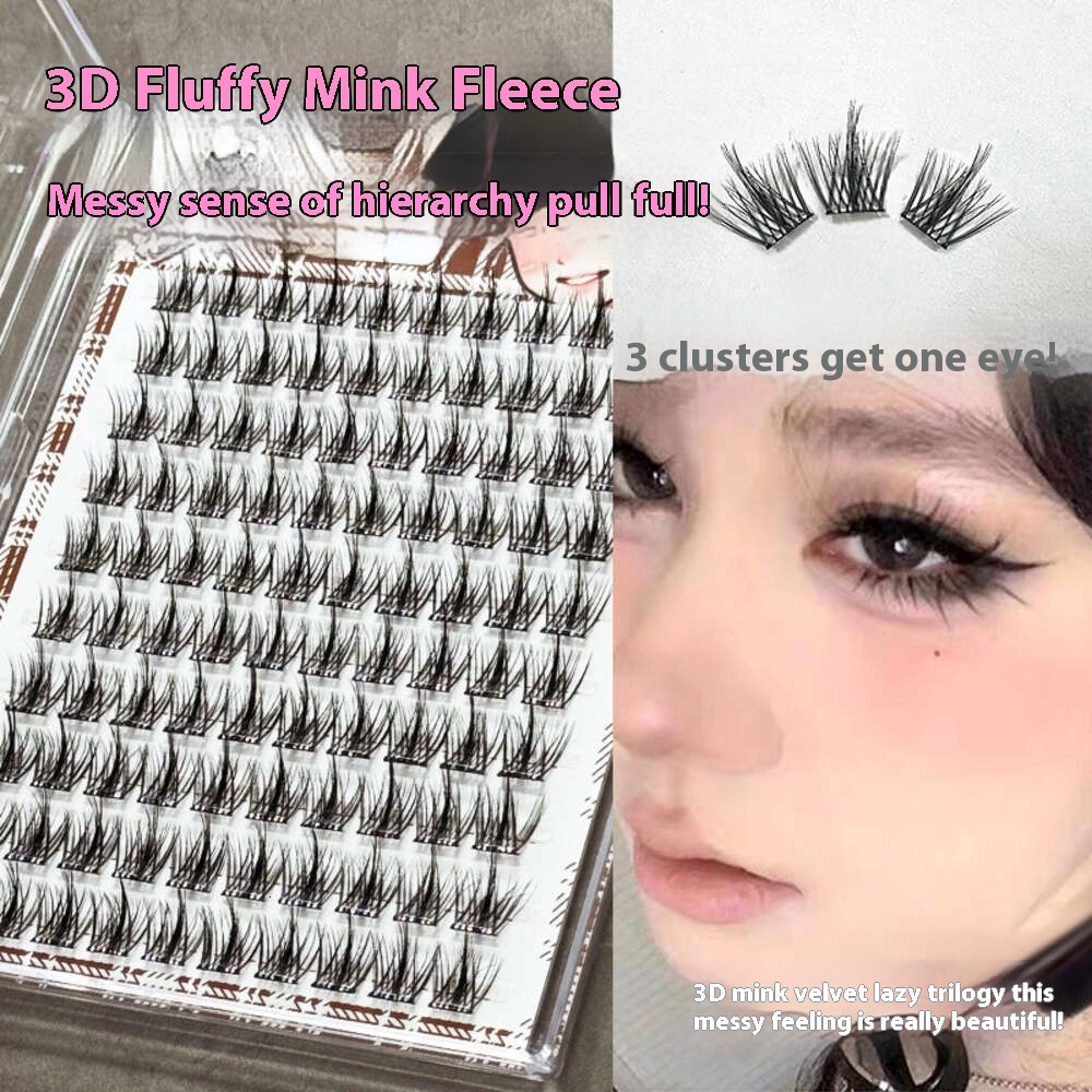 Glue-Free Jonbos Biomimetic Mink Eyelashes - Large Capacity Single Cluster for Enhanced Volumetric Effect
